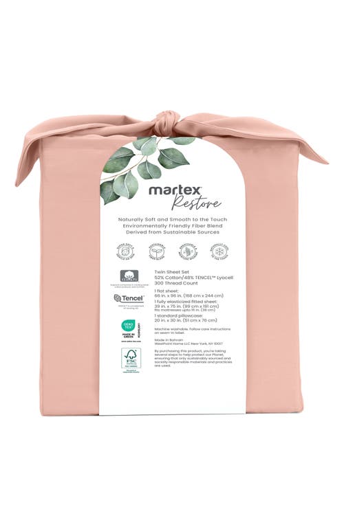 Westpoint Home Restore Cotton & Tencel® Lyocell Sateen Sheet Set In Clay