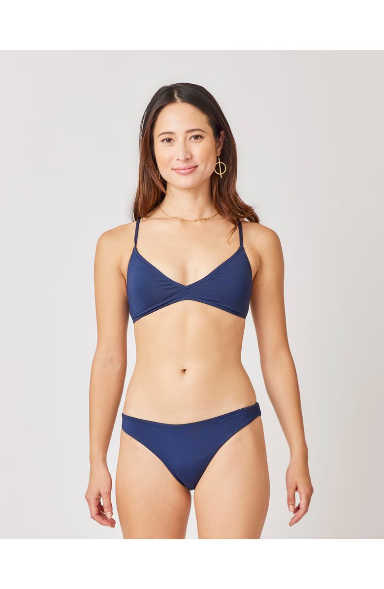 Carve Designs Sanitas Skimpy Reversible Bottom, Alternate, color, Black/Navy