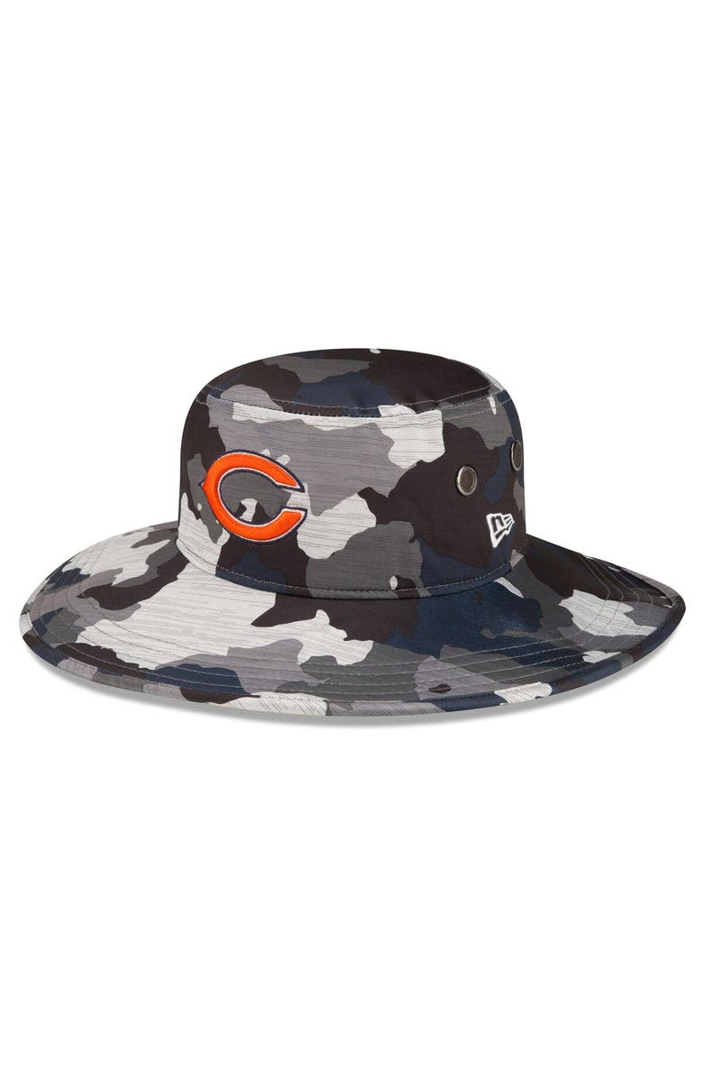 New Era Men's New Era Camo Chicago Bears 2022 NFL Training Camp Official Panama Bucket Hat, Main, color, 