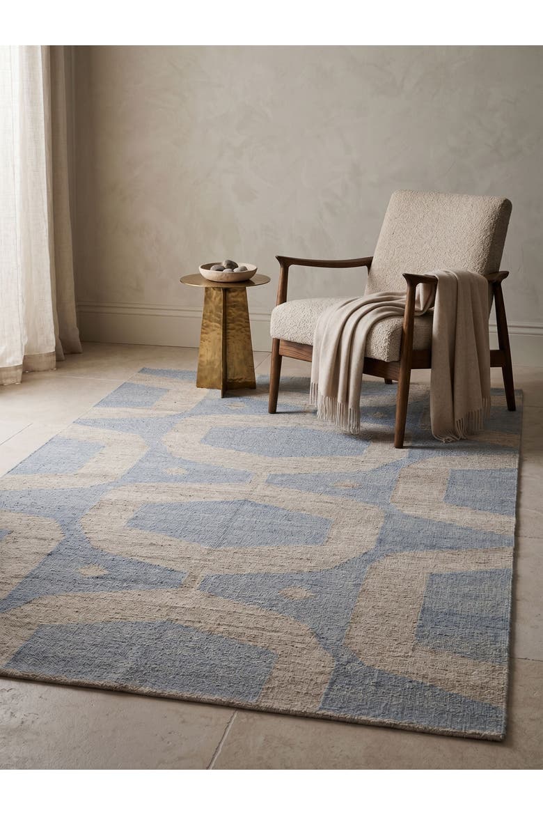 Simona Wool Rug, Alternate, color, Blue