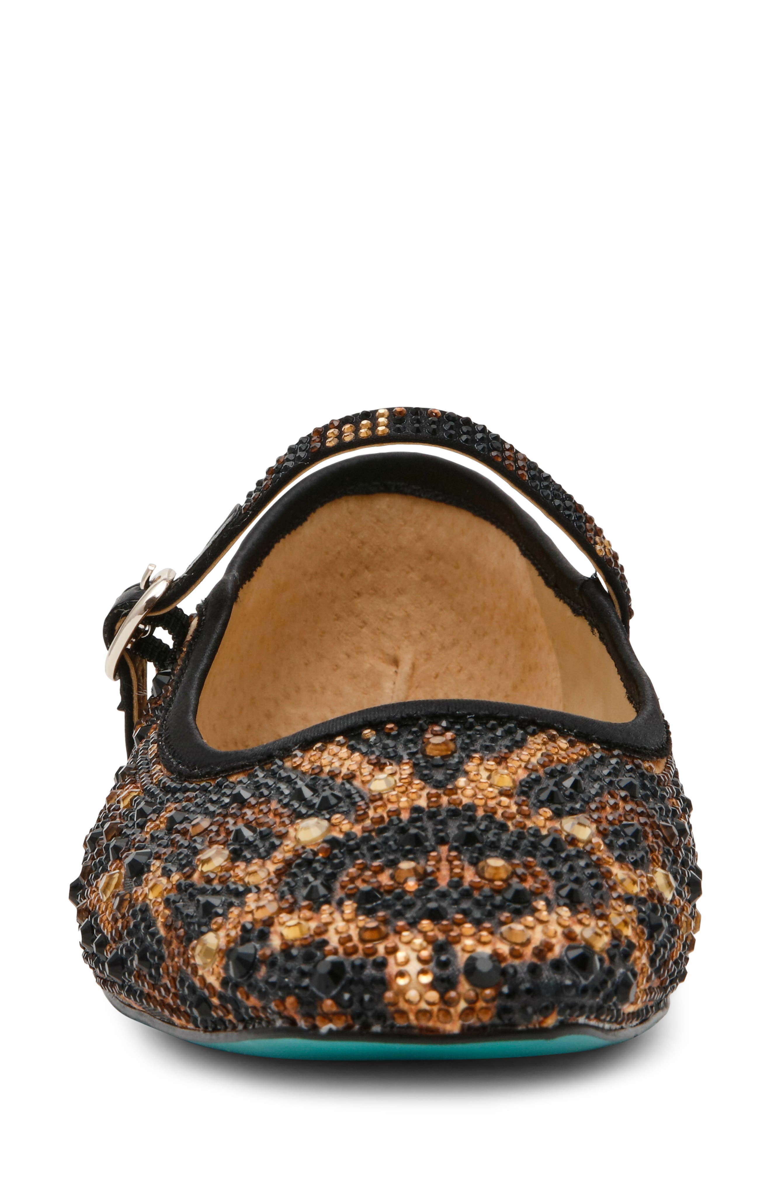Betsey Johnson Loral Mary Jane Flat, Alternate, color, Leopard