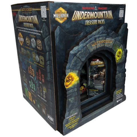 Undermountain Treasure Pack Display 25pk Dice Coin