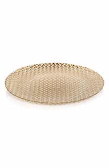 Zodax Braided Round Platter