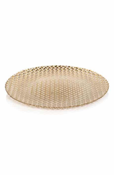 Zodax Braided Round Platter