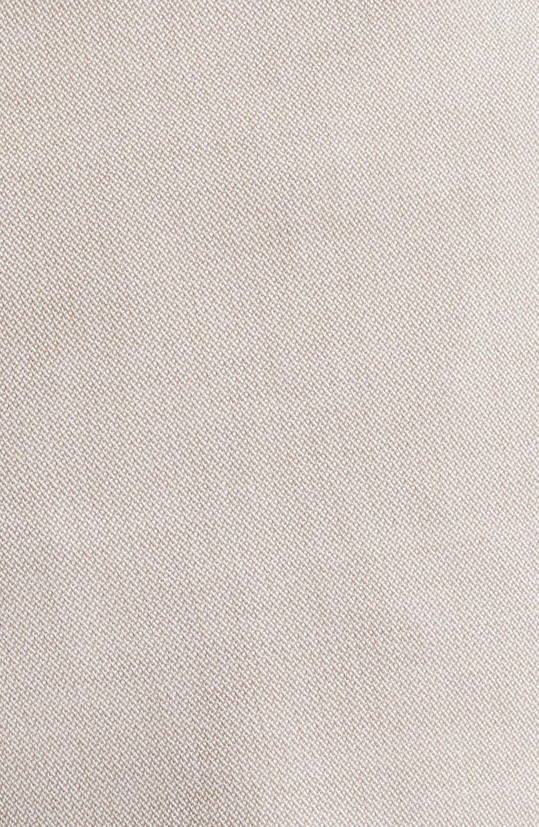 Jack Victor Piero Flat Front Stretch Cotton & Wool Pants, Alternate, color, Light Tan