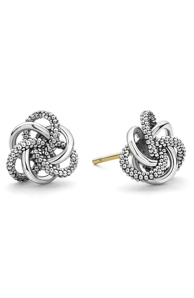 LAGOS Love Knot Stud Earrings & Pendant Necklace Set, Alternate, color, 