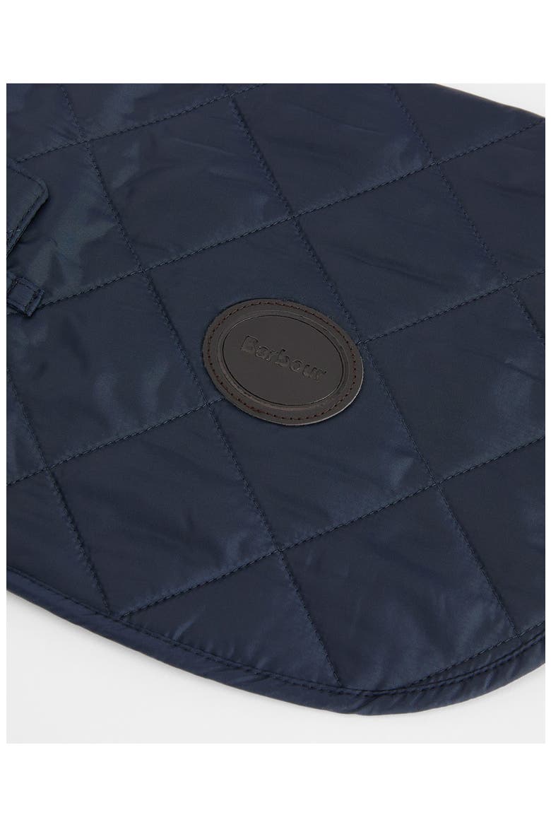 Quilted Nylon Dog Coat, Alternate, color, DARK NAVY