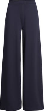 Caslon® High Waist Wide Leg Ponte Pants