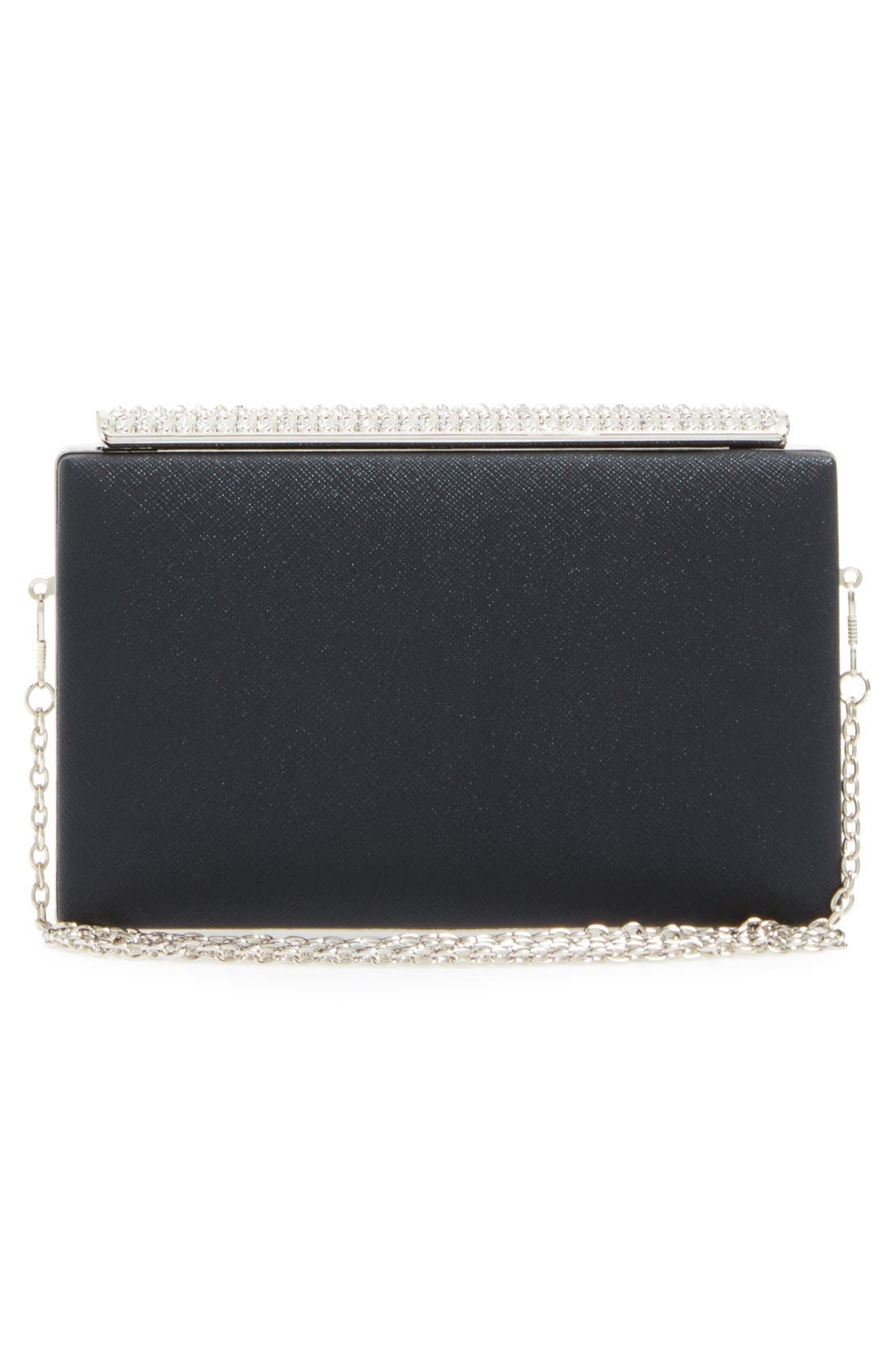 ZZDNU Natasha Couture Natasha Couture Crystal Embellished Frame Clutch, Alternate, color, 