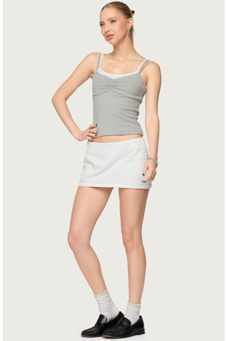 Lilian Layered Stripe Camisole, Alternate, color, GRAY-MELANGE