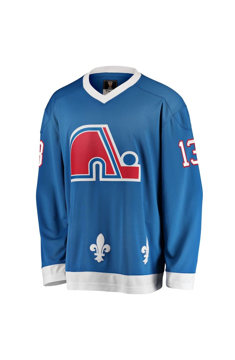 FANATICS Men's Fanatics Branded Mats Sundin Blue Quebec Nordiques Premier Breakaway Retired Player Jersey, Alternate, color, 