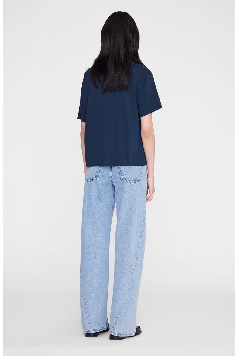 Cade Melrose Stencil Tee, Alternate, color, Navy