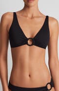 Lauren Ralph Lauren Macramé O-Ring Bikini Top