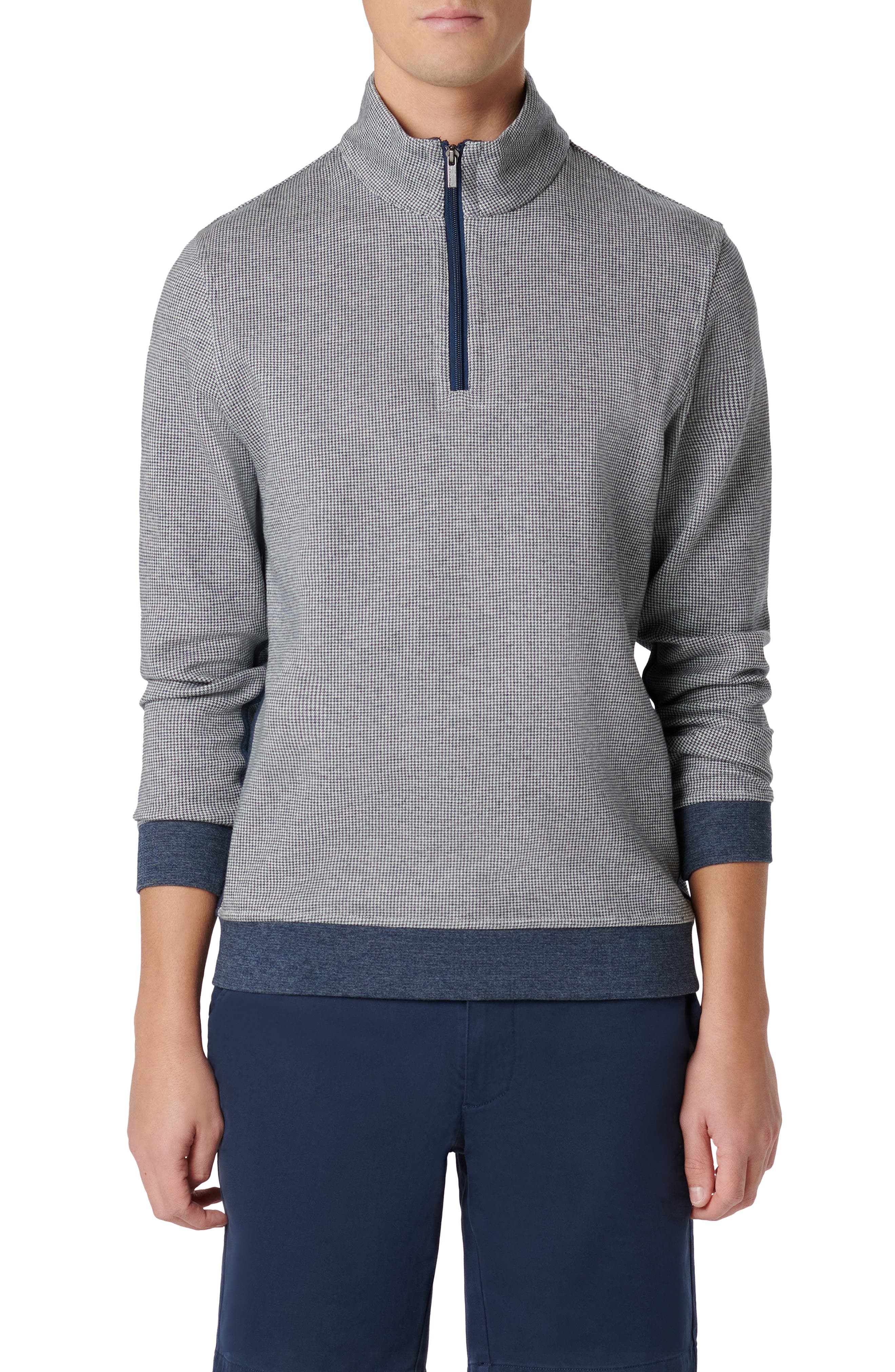 Bugatchi Quarter Zip Pullover
