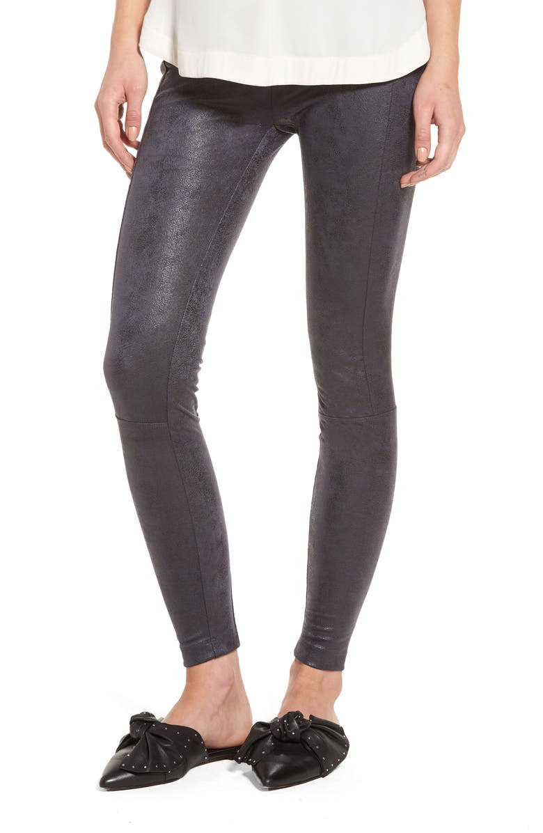 Lysse ́ Buffed Faux Suede Leggings, Main, color, 