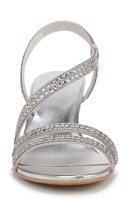 Naturalizer Vanessa Slingback Sandal In Silver