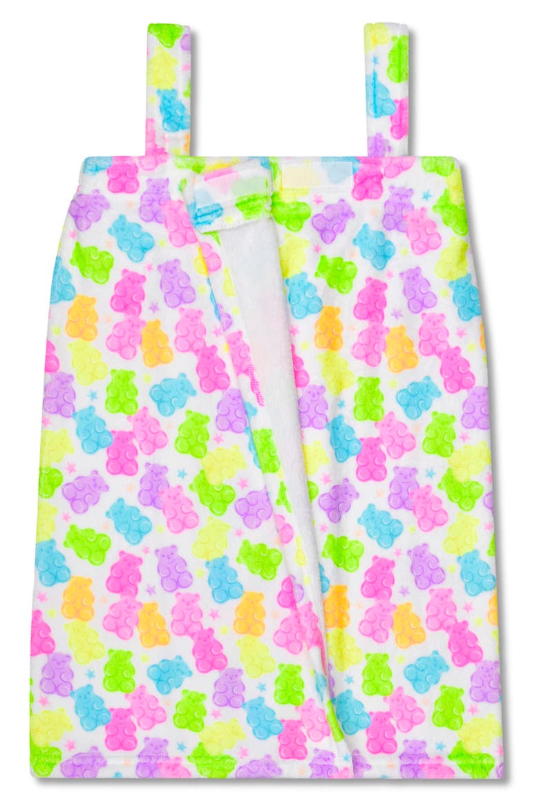Kids' Yummy Gummy Spa Wrap, Alternate, color, PURPLE MULTI