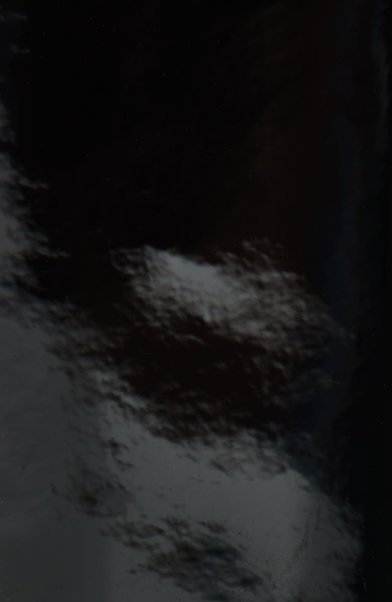 Carolina Herrera Skinny Patent Leather Belt, Alternate, color, Black