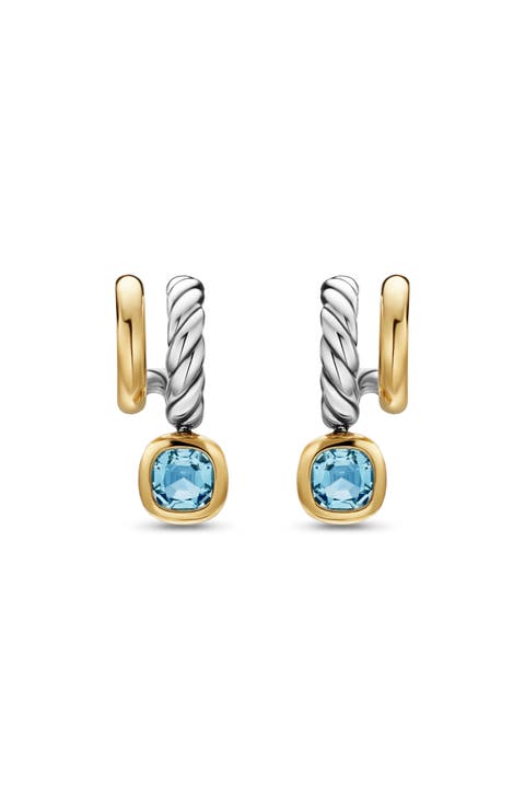 Mercer® Color Two-Row Drop Earrings, 19.5mm
