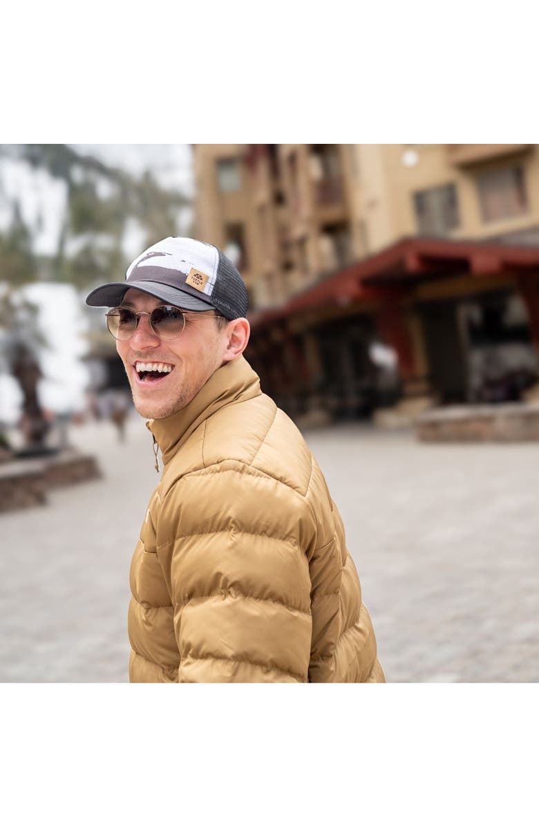 Turtle Fur Trail Blazer Trucker Hat, Alternate, color, Night Beach