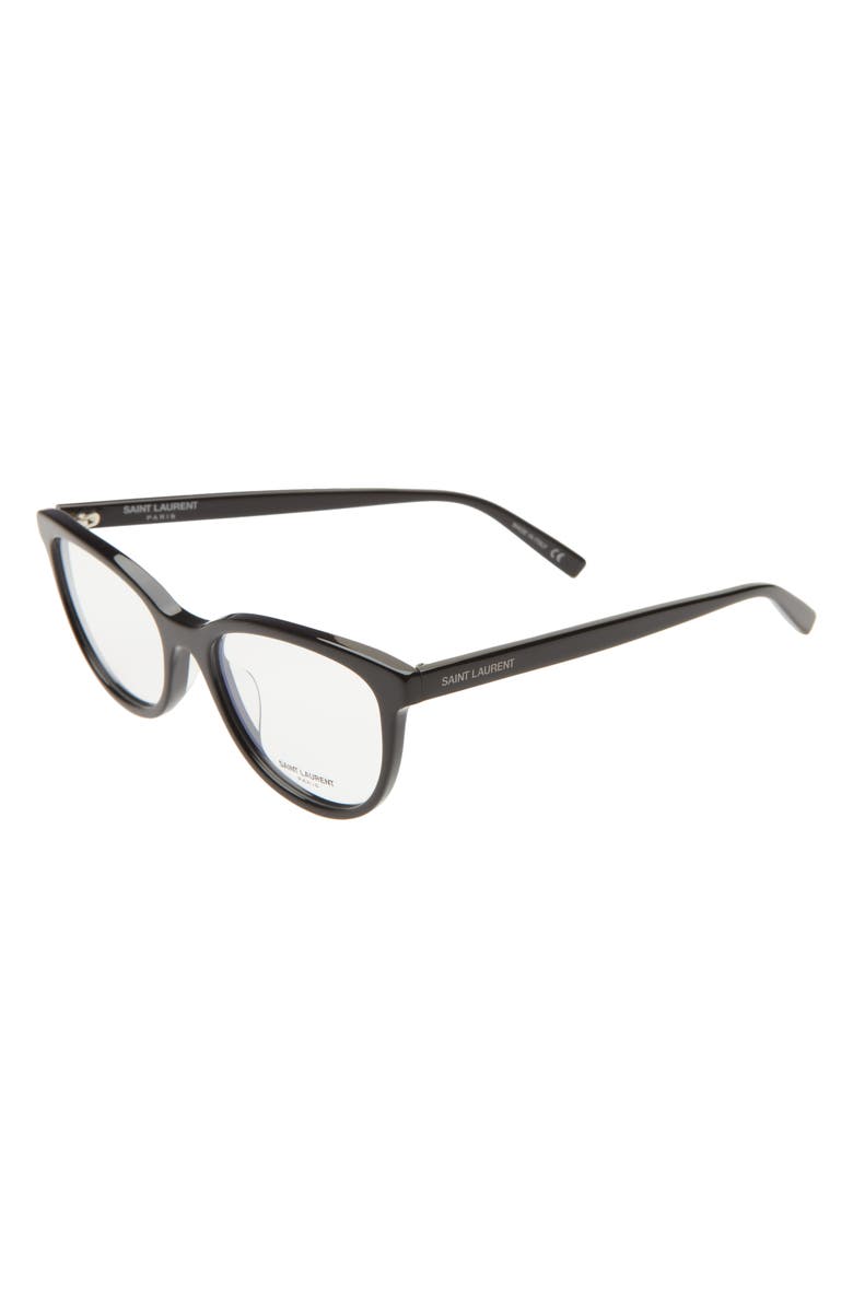 Saint Laurent 53mm Optical Glasses, Alternate, color,