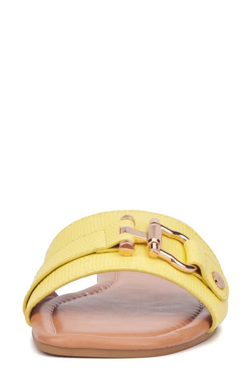 Shop New York And Company Nastia Sandal In Bright Yellow