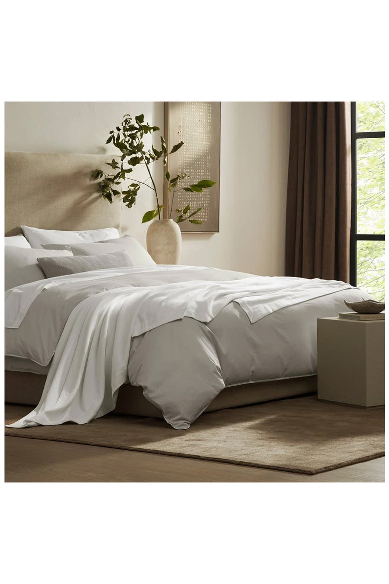 Essential Organic Cotton Bed Blanket, Alternate, color, WHITE