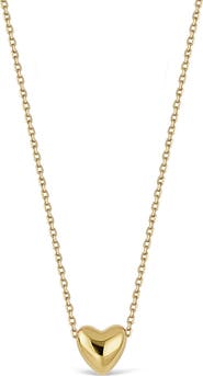Bony Levy 14K Gold Puffy Heart Pendant Necklace