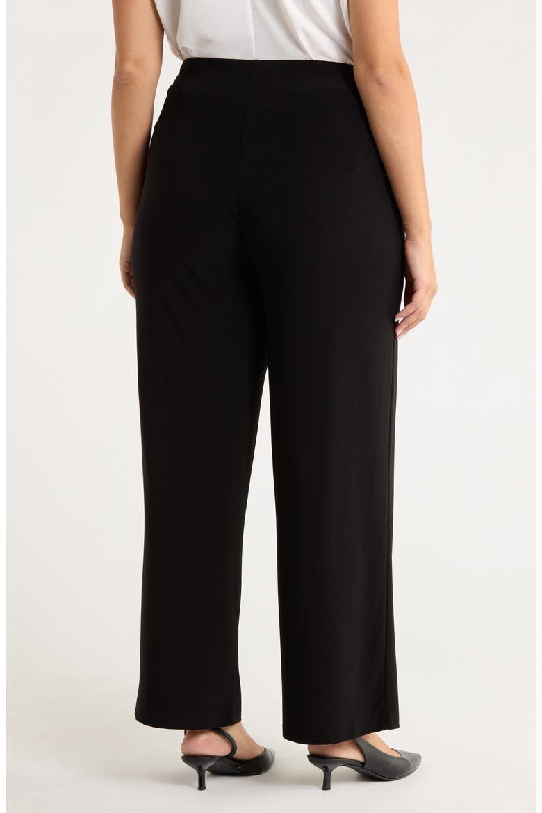Stretch Knit Pull-On Pants, Alternate, color, ANNE BLACK