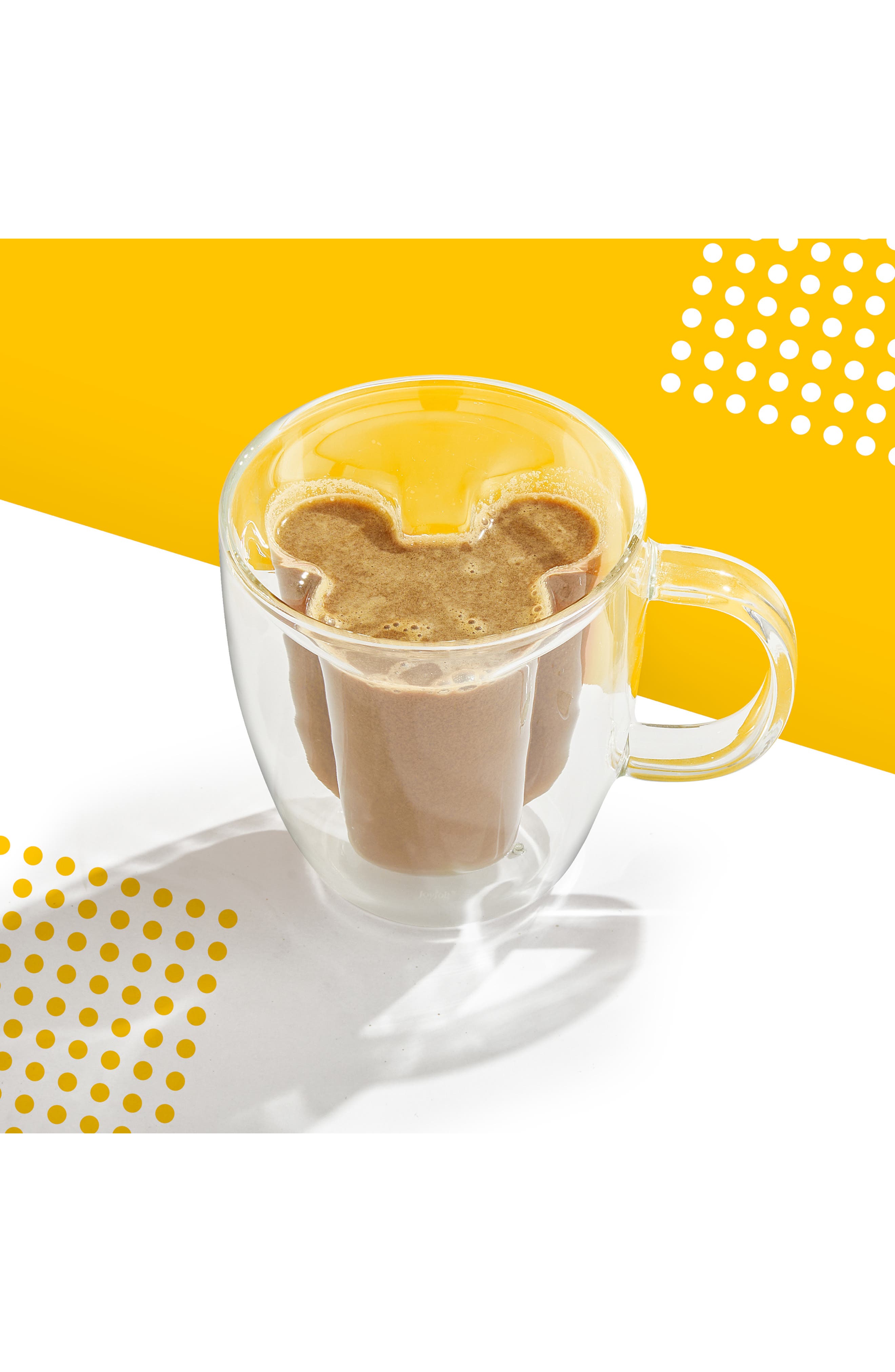 JoyJolt Disney Mickey 3D Coffee Cups - Set of 2