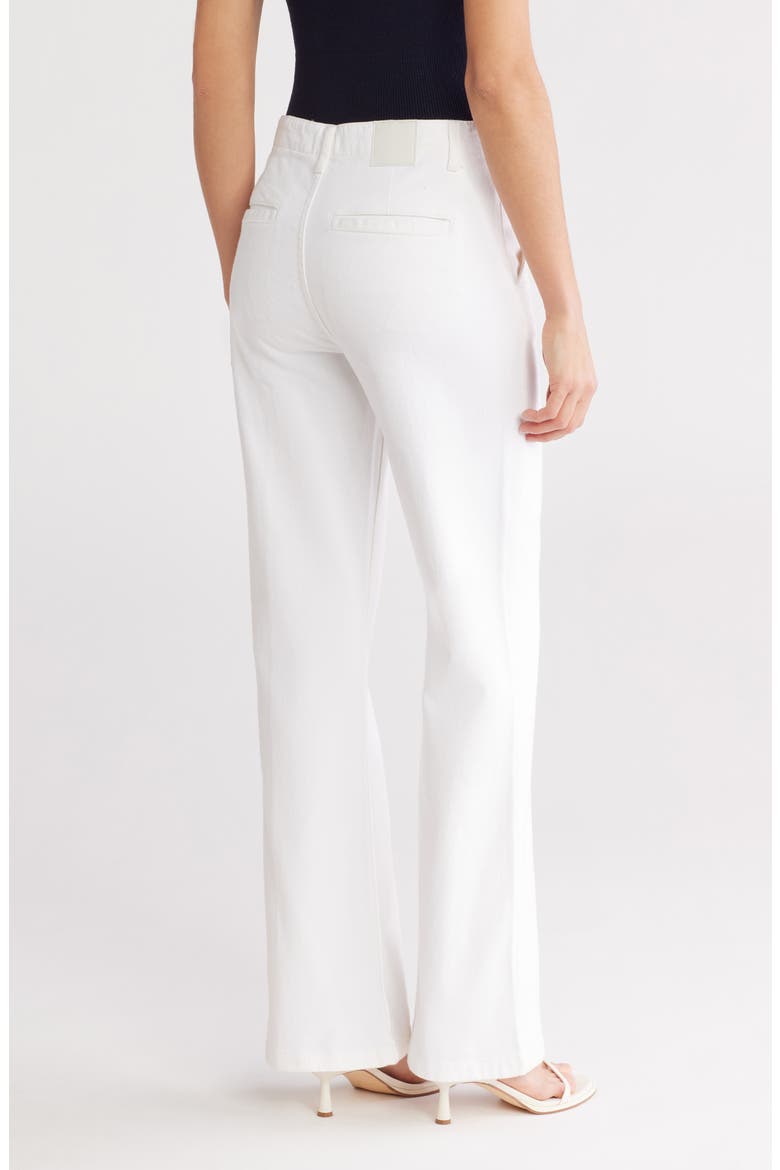 Ansel High Rise Wide Leg Trousers, Alternate, color, WHITE