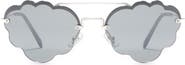 Miu Miu 58mm Irregular Fashion Sunglasses
