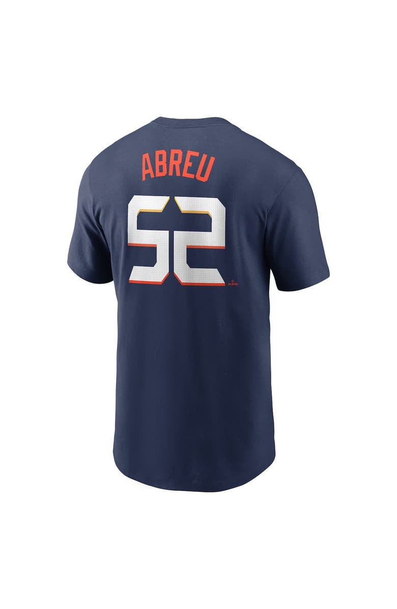 Nike Men's Nike Bryan Abreu Navy Houston Astros 2025 City Connect Fuse Name & Number T-Shirt, Alternate, color, Navy