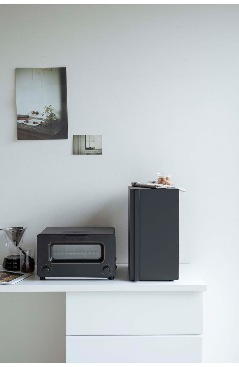 Yamazaki Vertical Bread Box, Alternate, color, Black