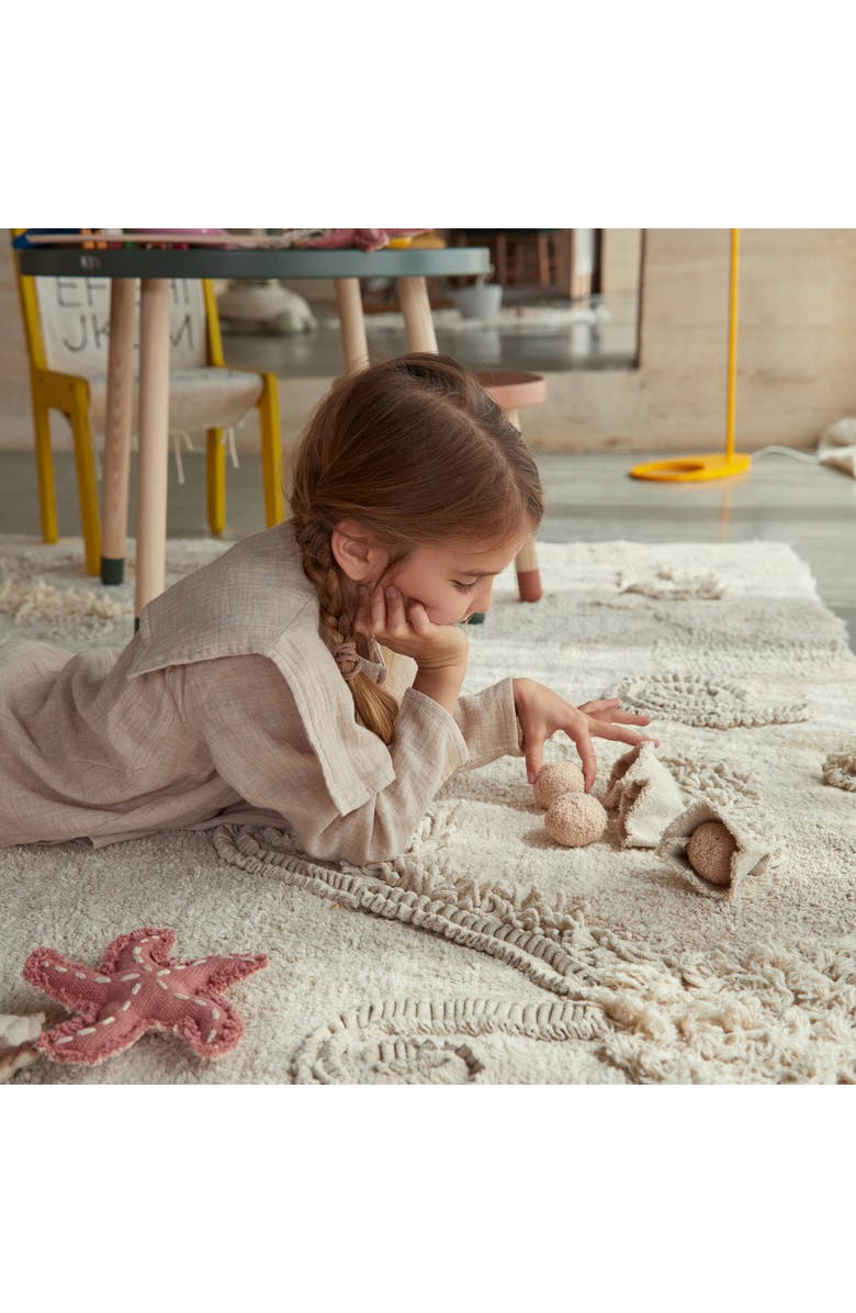 Lorena Canals Washable Play Rug  Seabed, Alternate, color, Green