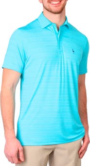 TailorByrd Variegated Stripe Performance Polo