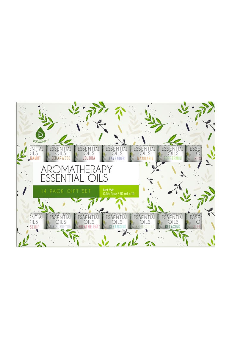 Aromatherapy Essential Oils 14-Pack Gift Set, Alternate, color, Muticolor