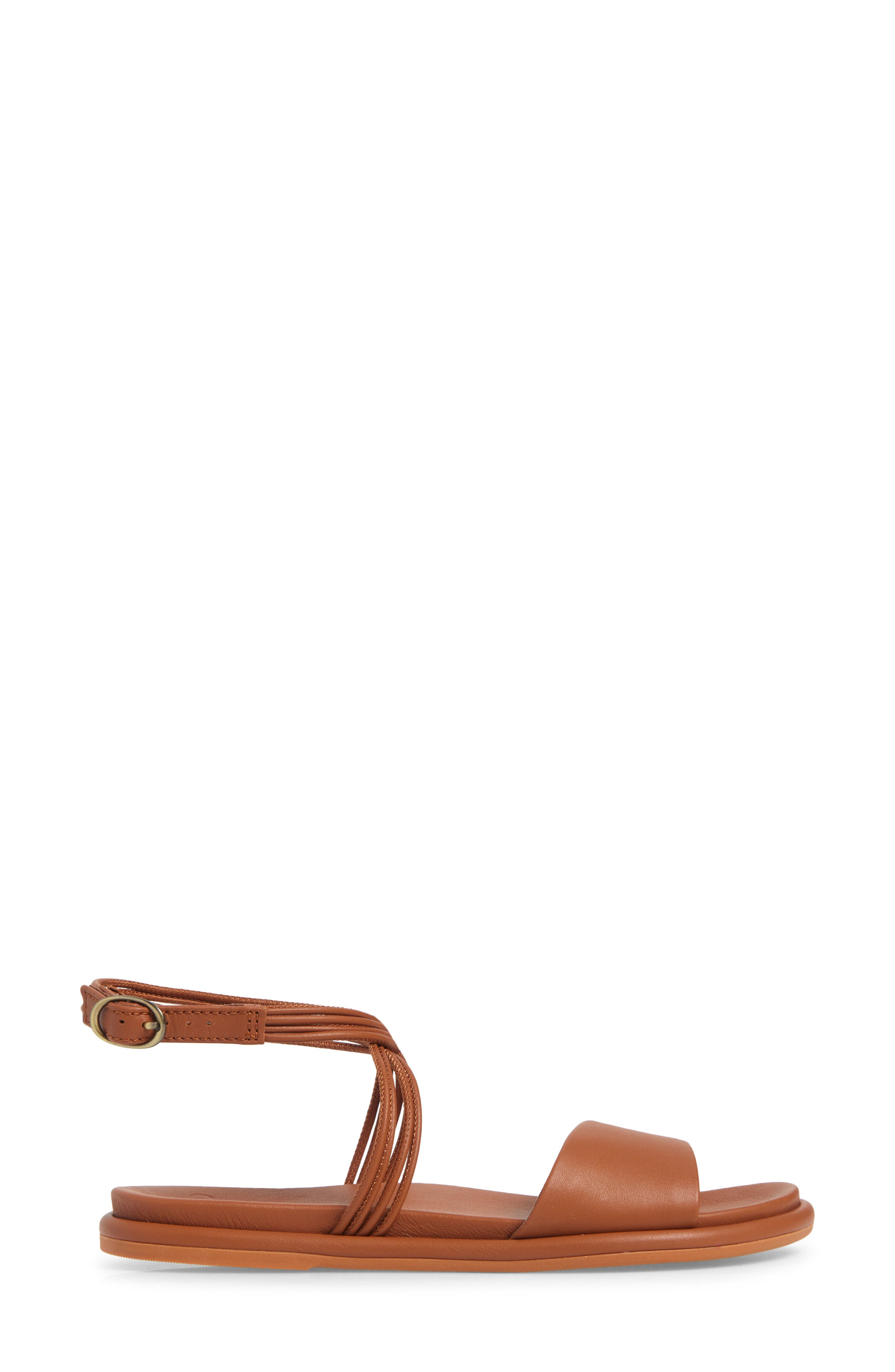 OluKai Tiare Ankle Strap Sandal, Alternate, color, Fox / Fox