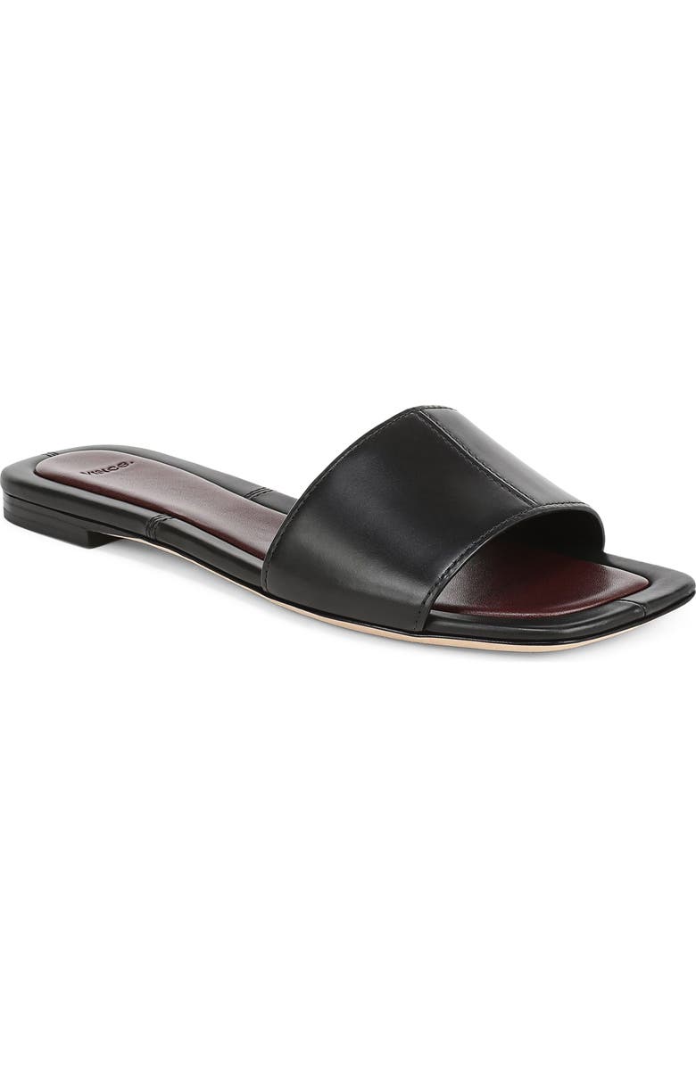 Vince Valeria Slide Sandal, Main, color, Black