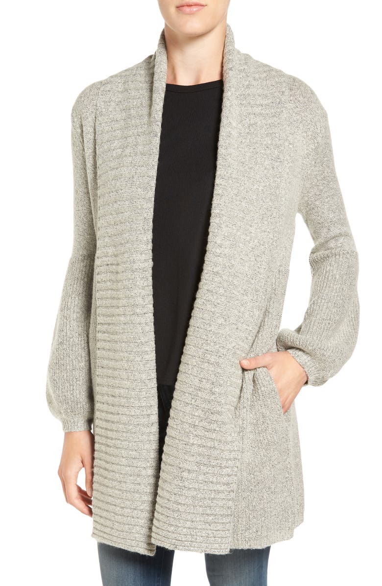 Hinge Ribbed Cardigan, Main, color, 