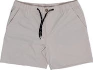 BURNSIDE Zip Front Elastic Waist Performance Shorts