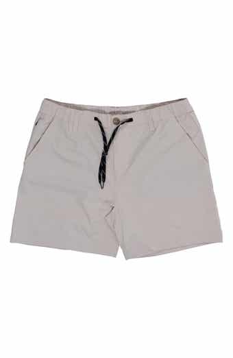 BURNSIDE Zip Front Elastic Waist Performance Shorts