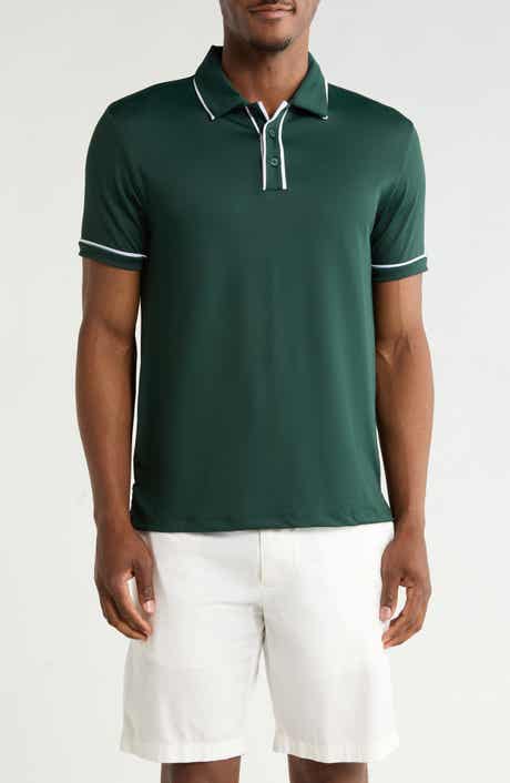 Cactus Man White Tip Short Sleeve Polo