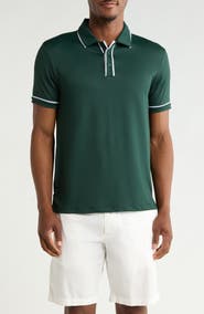 Cactus Man White Tip Short Sleeve Polo