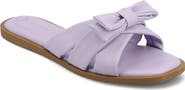 Journee Collection Prylin Bow Slide Sandal