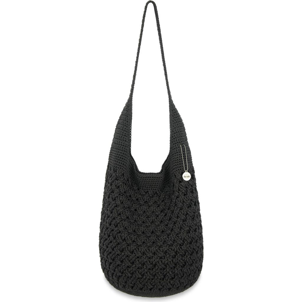 The Sak 120 Hobo Bag in Black Cozy Crochet  product