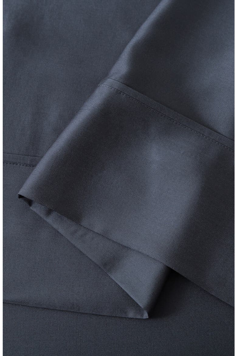 Sateen Rayon Sheet 4-Piece Set, Alternate, color, CHARCOAL