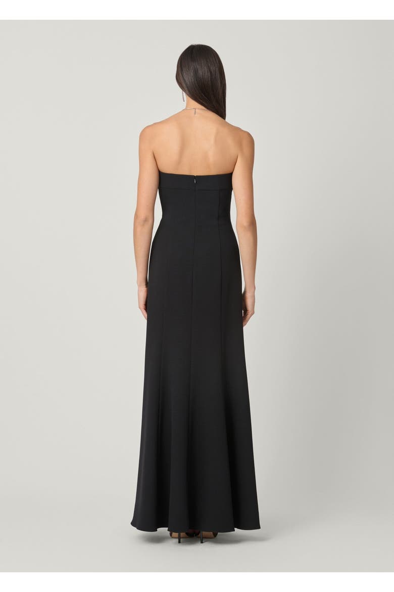 Midnight Phillippa Stretch Crepe Dress, Alternate, color, Jet