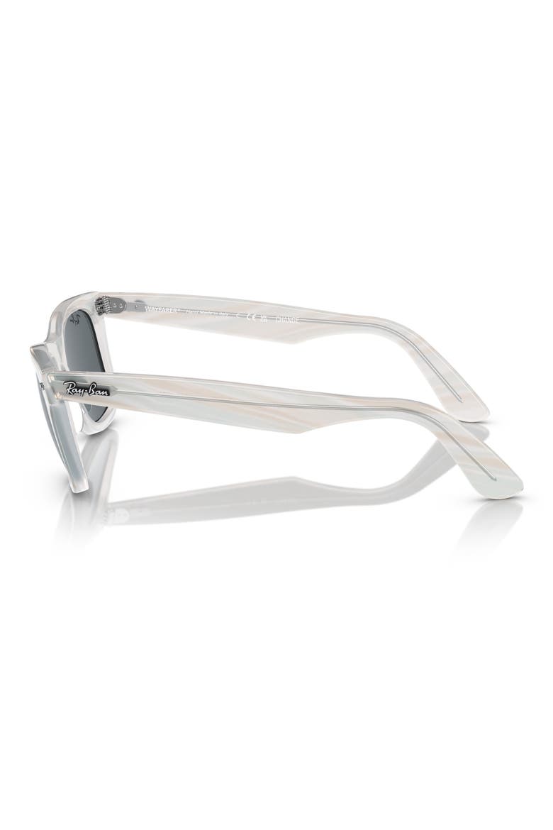 52mm Square Sunglasses, Alternate, color, STRIPED LIGHT BLUE
