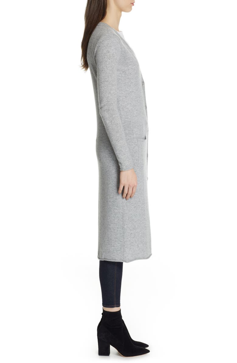 autumn cashmere Long Cashmere Cardigan, Alternate, color, 